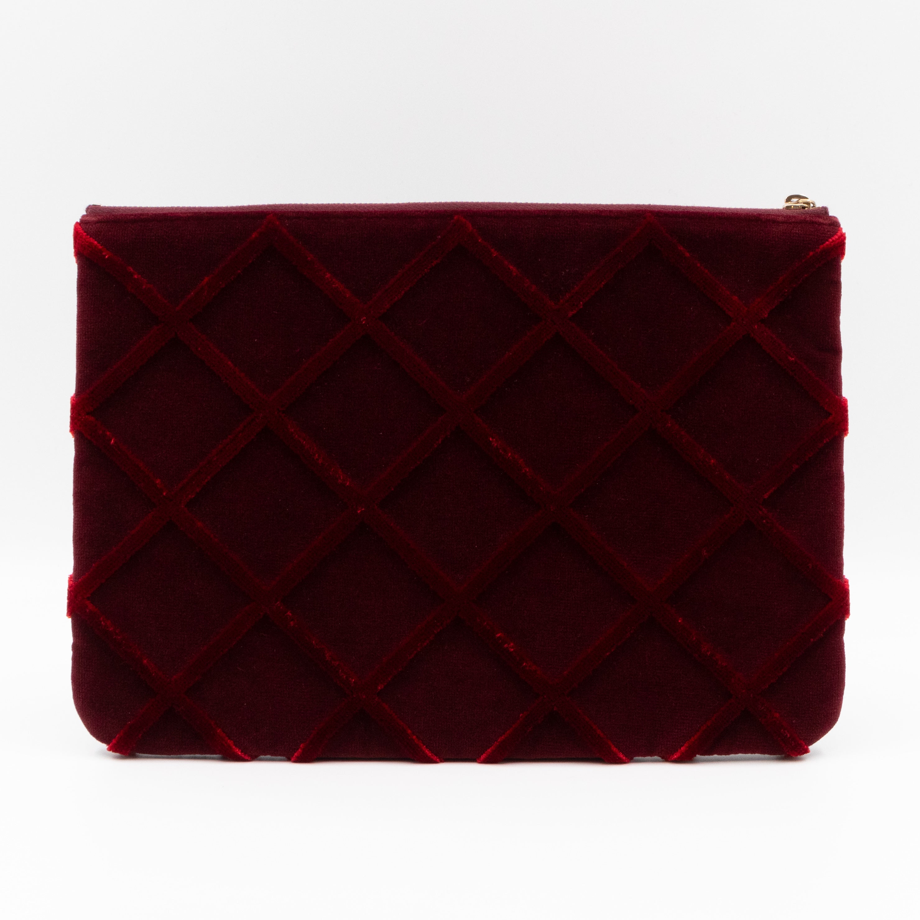 Burgundy discount velvet purse