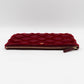 Medium O Case Burgundy Velvet Quilted