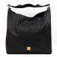 Freya Hobo Large Black Leather