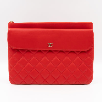 Flap O Case Red Leather