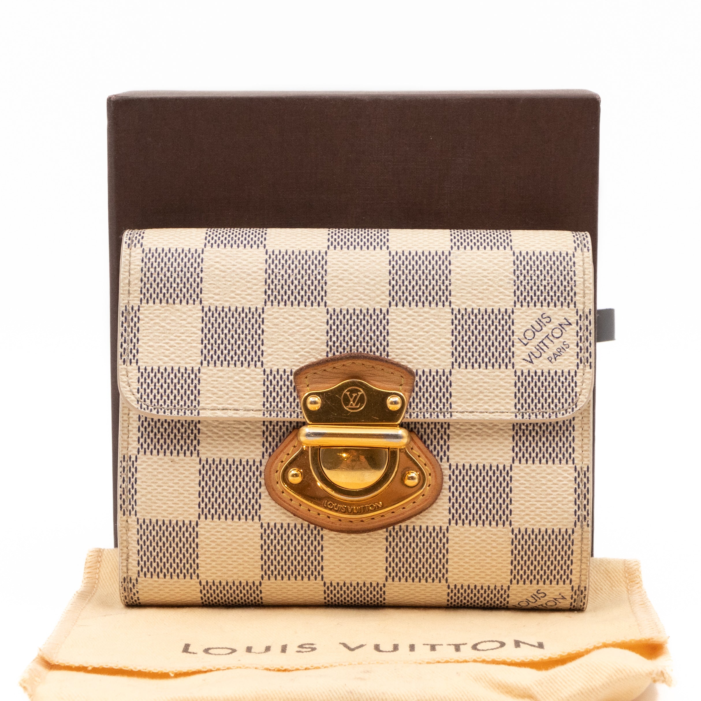 Joey Wallet Damier Azur