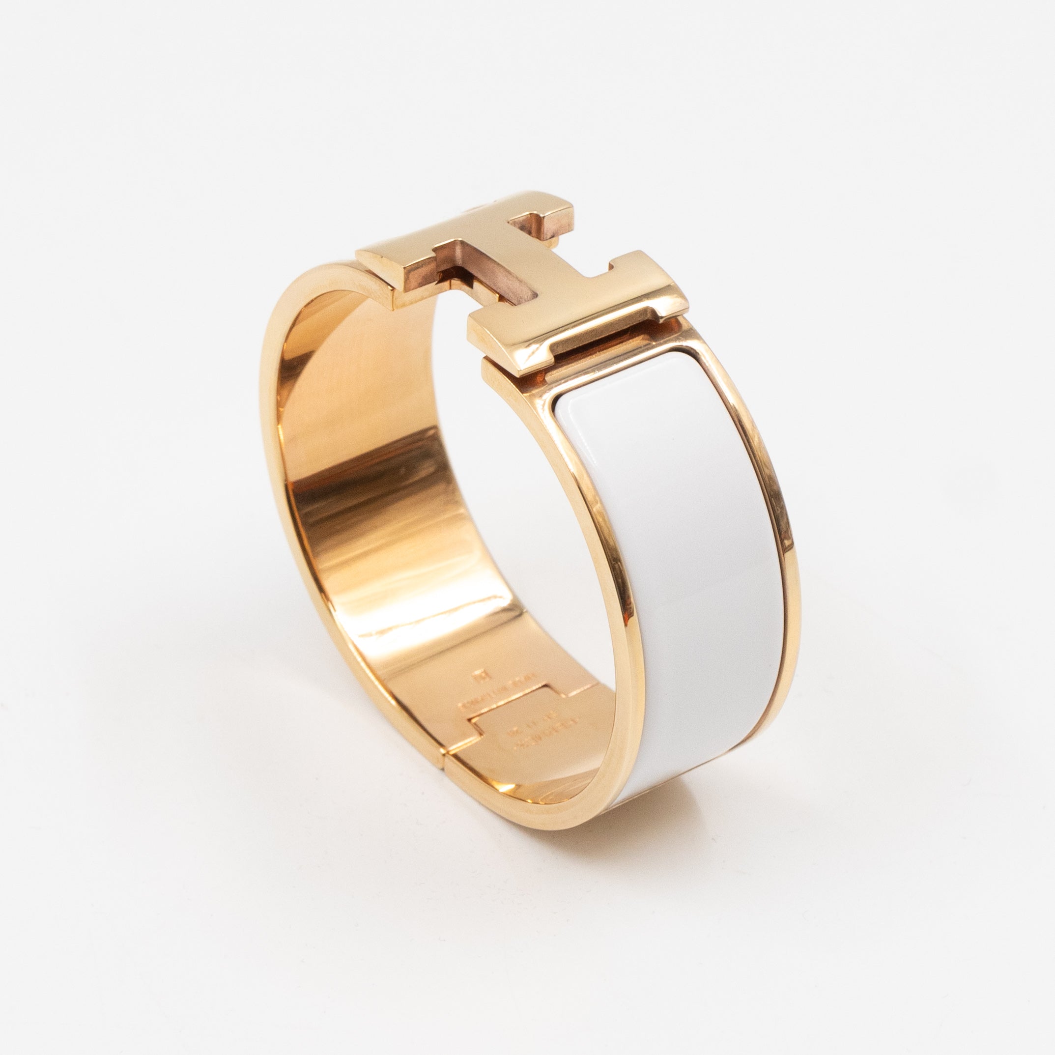 Clic Clac H Bracelet PM White Gold