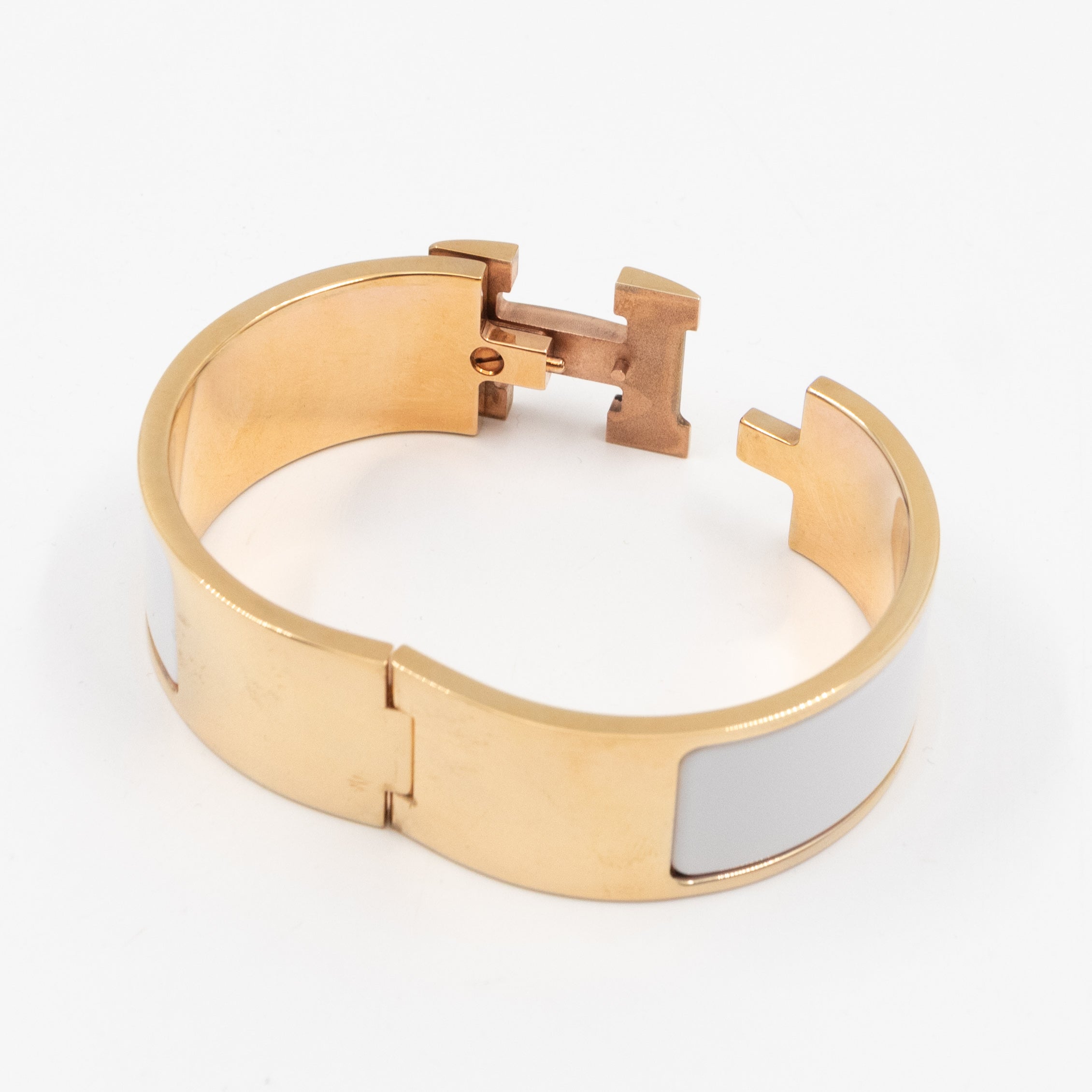 Clic Clac H Bracelet PM White Gold