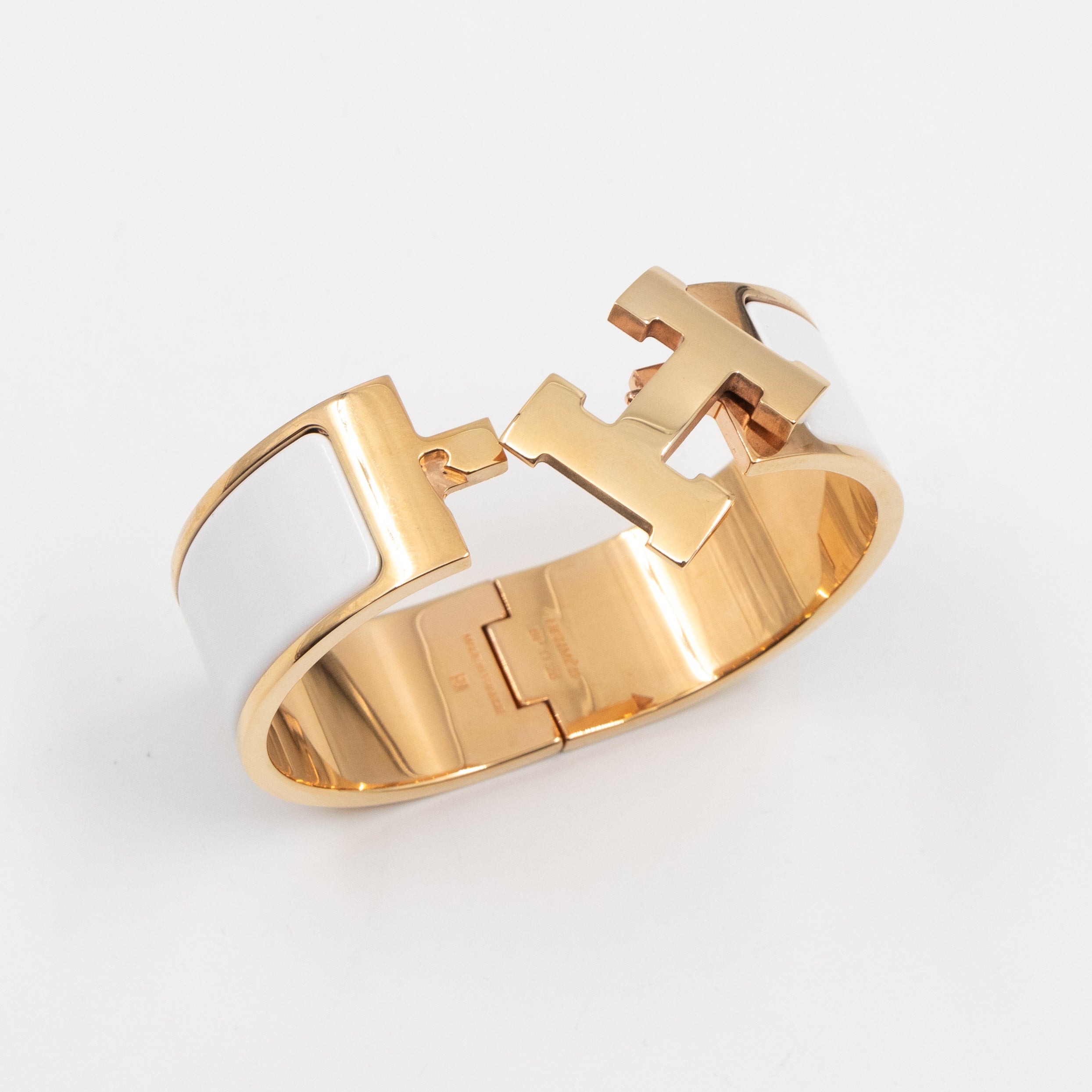 Clic Clac H Bracelet PM White Gold