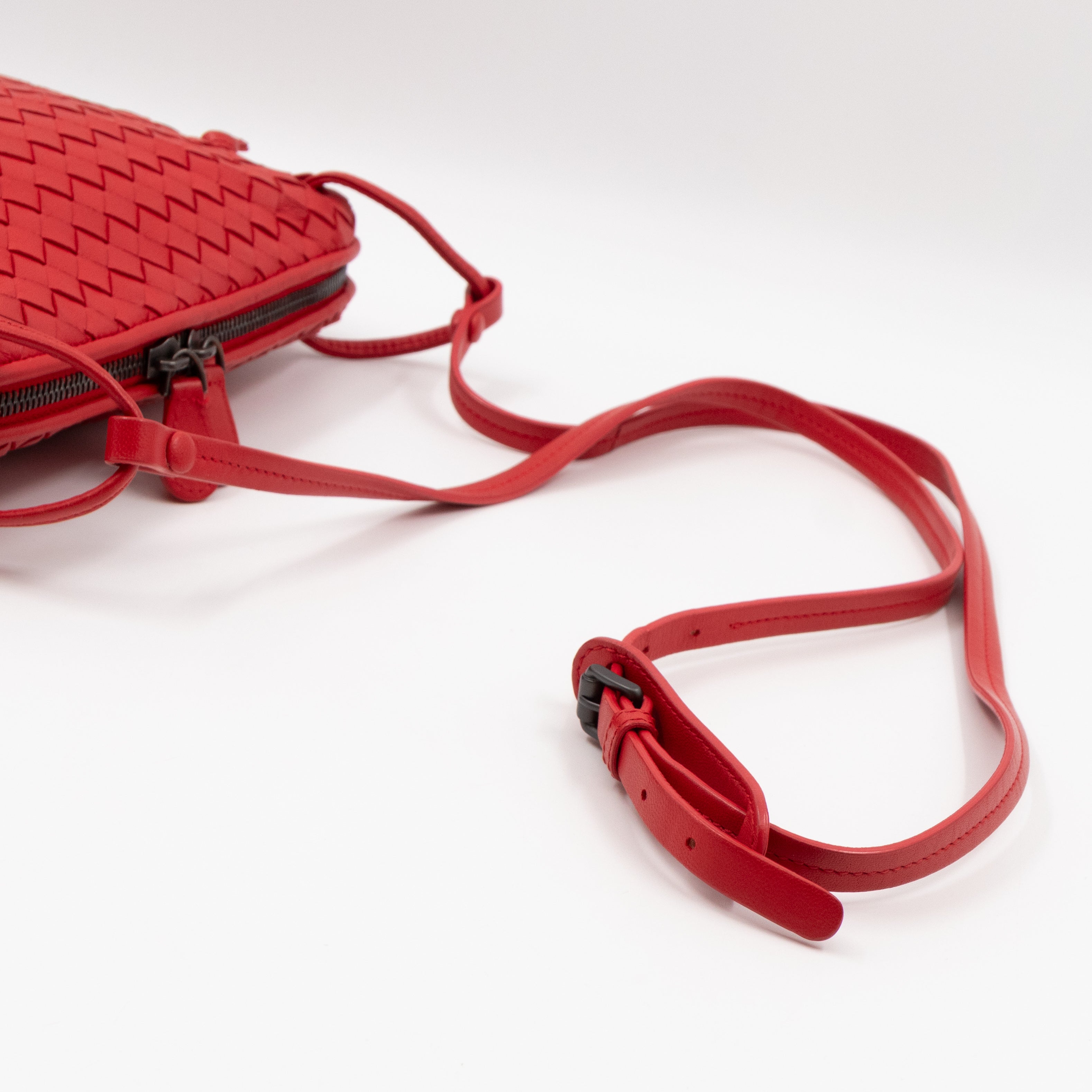 Nodini Crossbody Intrecciato Red