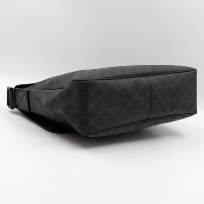 Messenger Shoulder Bag Black GG Canvas