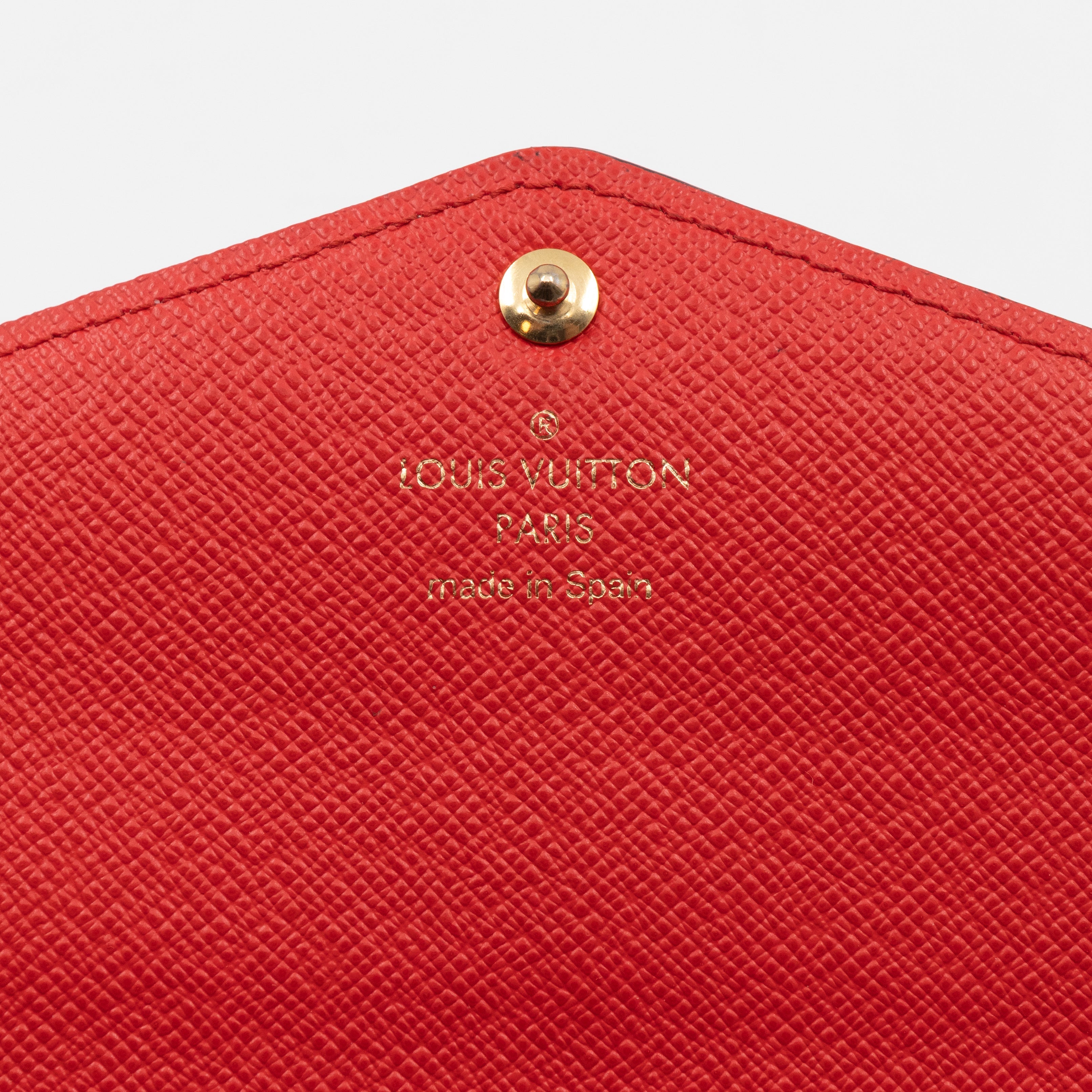 Sarah Wallet Monogram Jungle Dots Blue