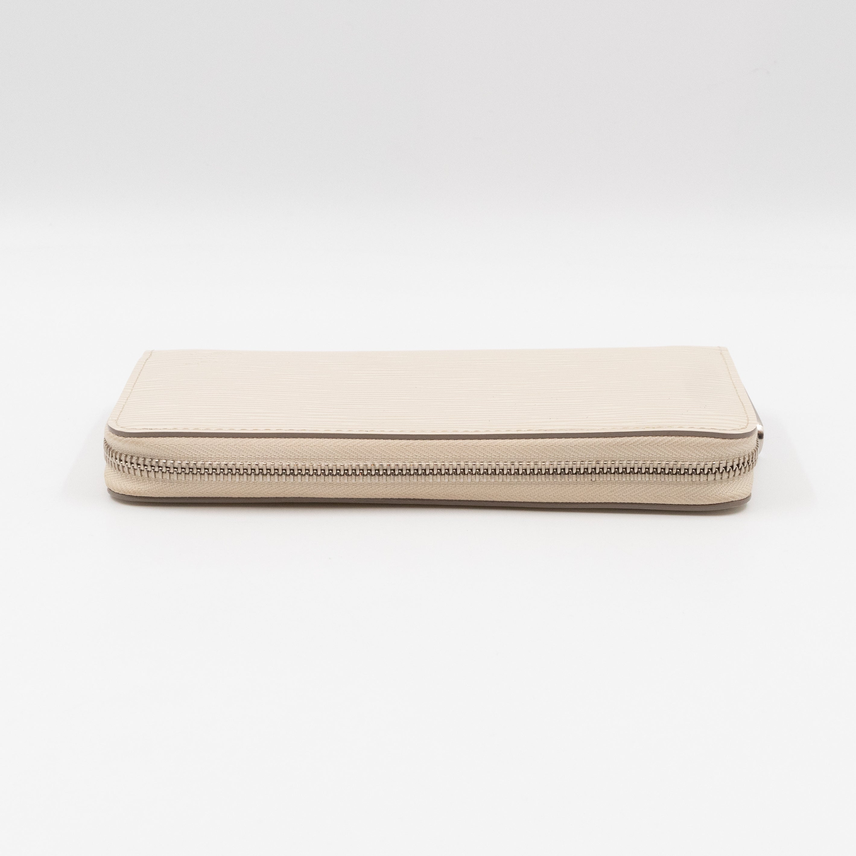 Zippy Wallet Ivory Epi Leather