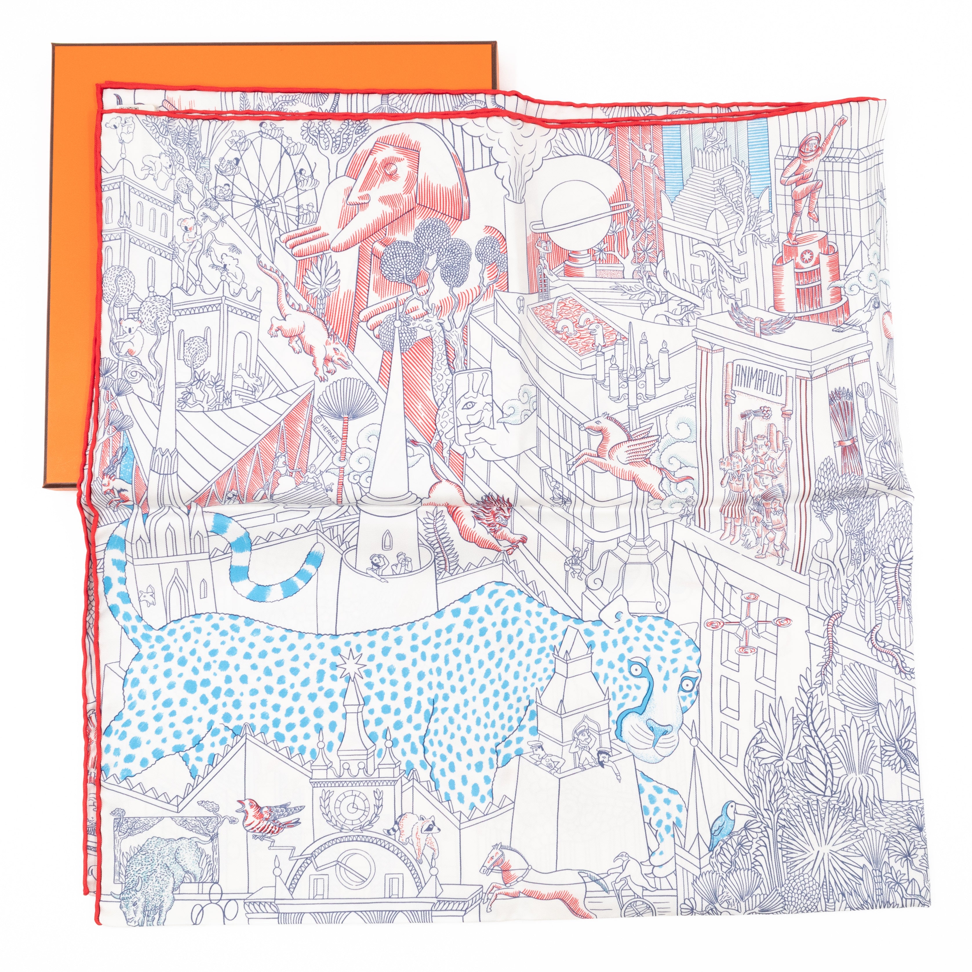 Silk Scarf 90 Animapolis