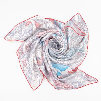 Silk Scarf 90 Animapolis