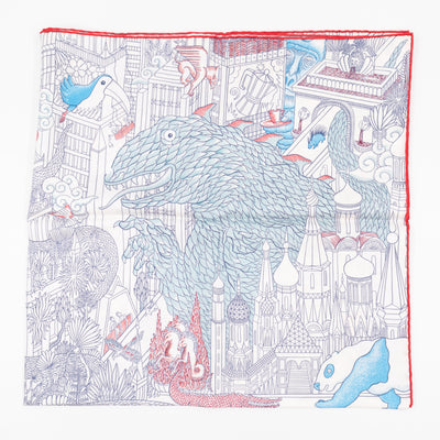 Silk Scarf 90 Animapolis