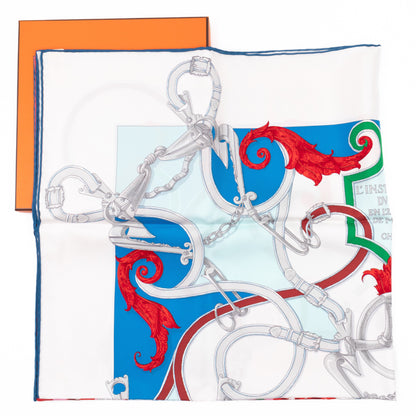 Silk Scarf 90 Plumets du Roy