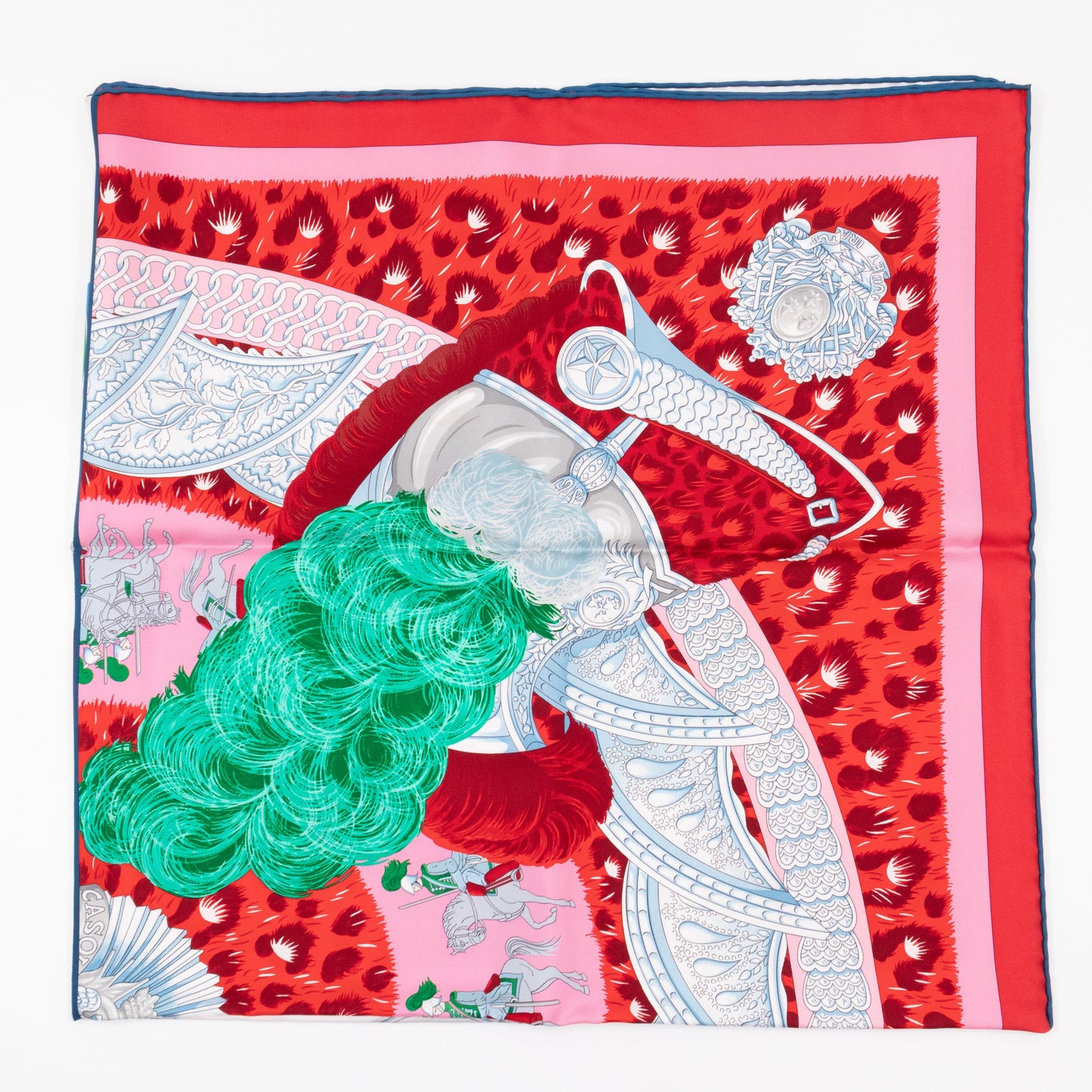 Silk Scarf 90 Plumets du Roy