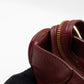 Classic City Metallic Edge Burgundy Leather