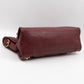 Classic City Metallic Edge Burgundy Leather
