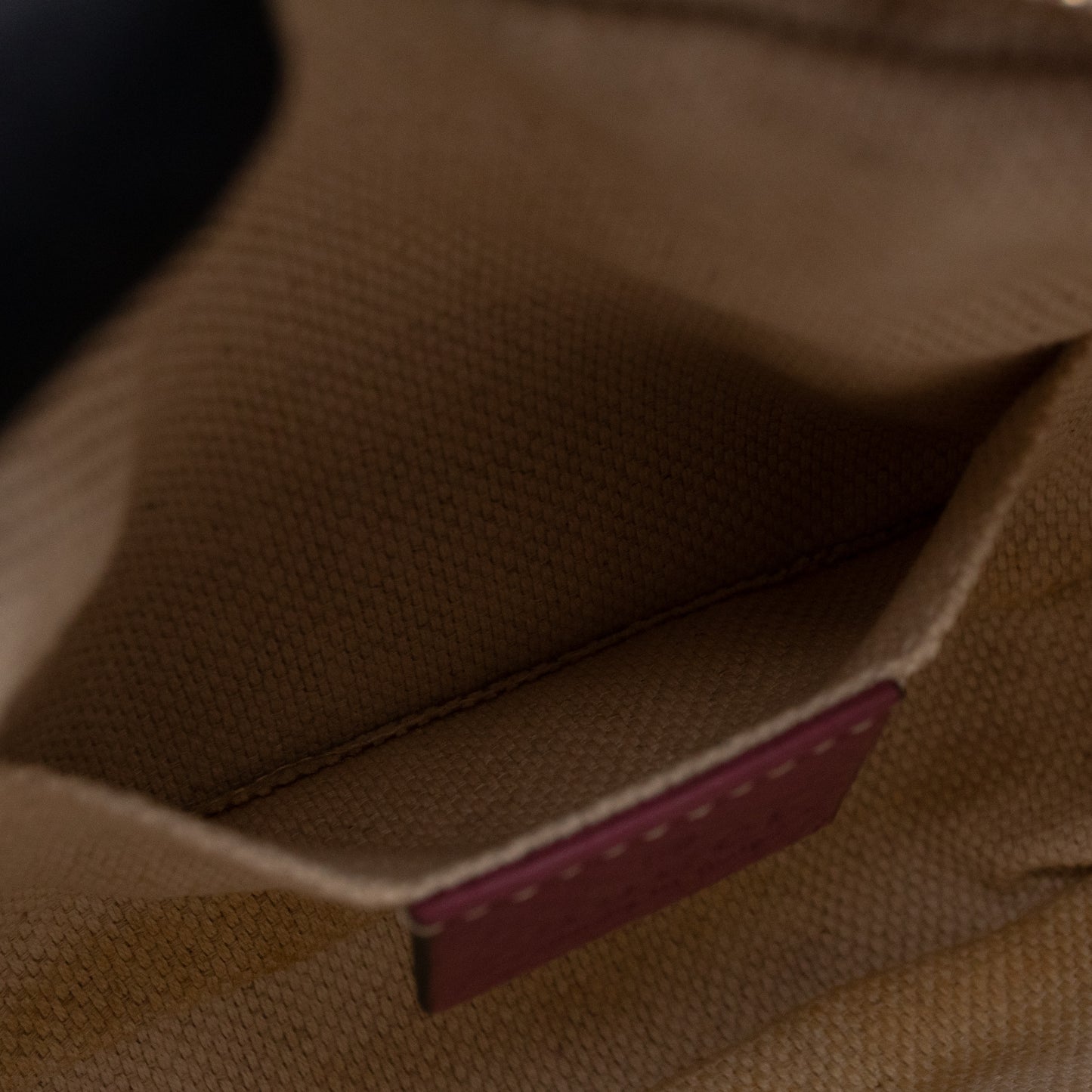 Mini Soho Chain Tassel Bag Purple Leather Gold