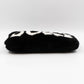 Cleo Clutch Black White Faux Fur