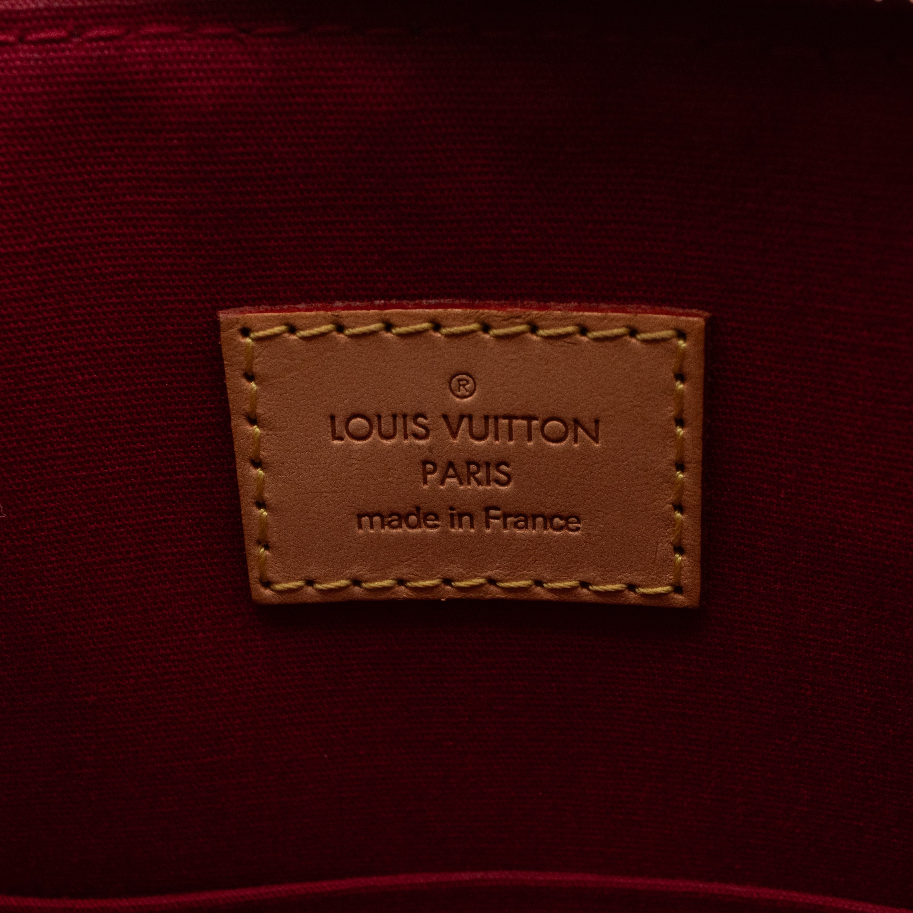 Bellevue GM Monogram Red Vernis