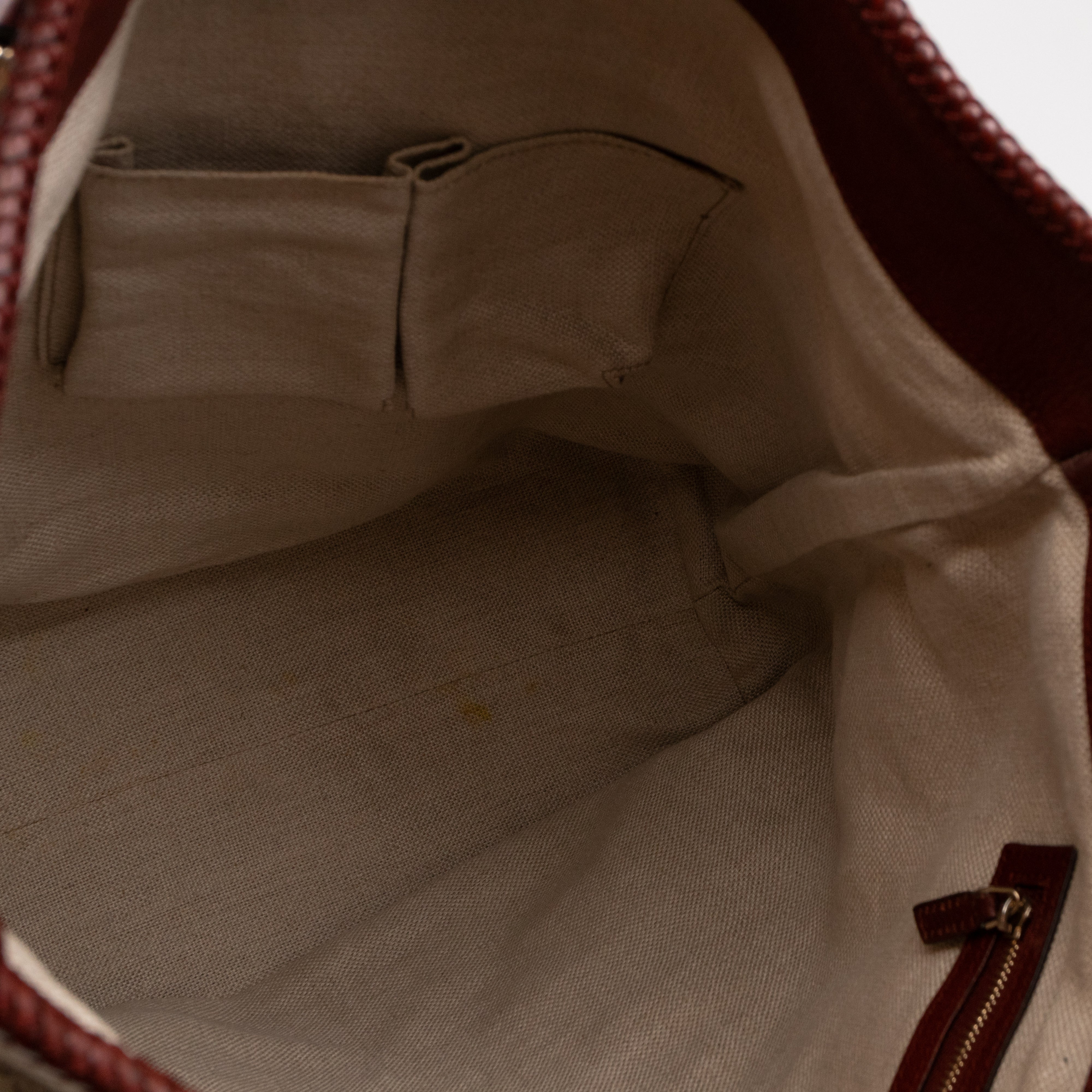 Marrakech Large Tote Bag GG Canvas Burgundy