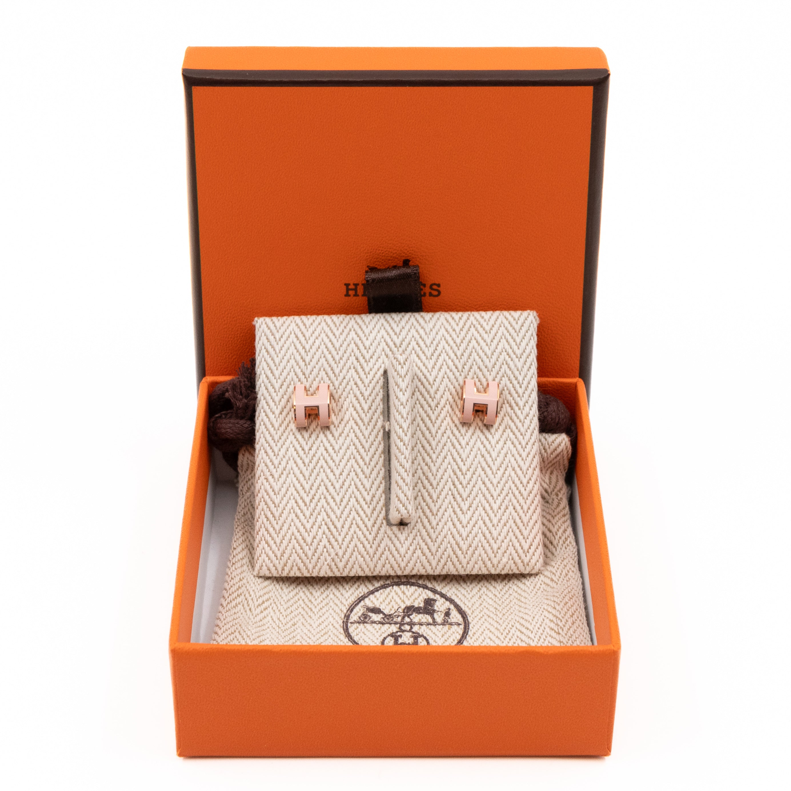 Mini Pop H Earrings Rose & Rose Gold