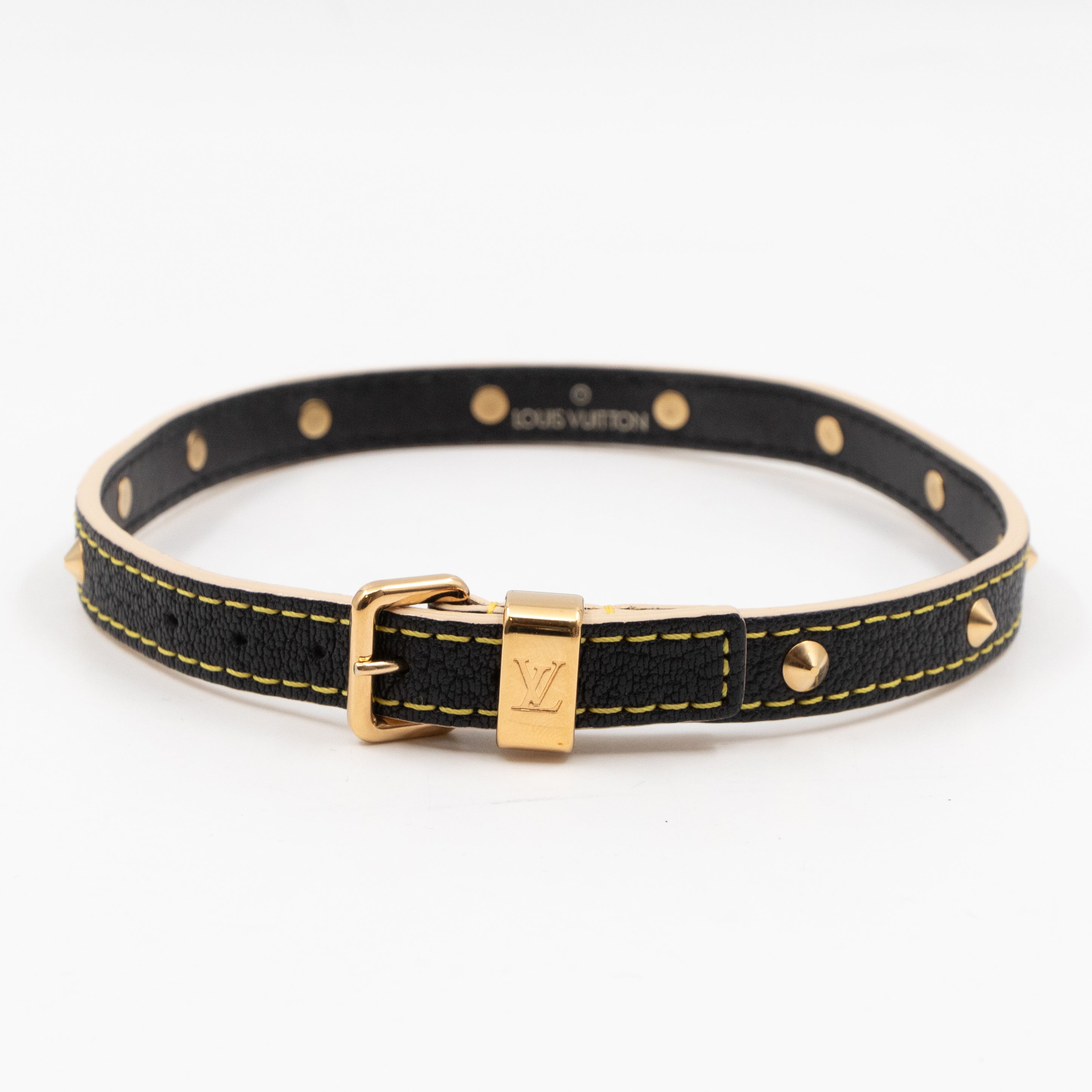 Double Tour Suhali Bracelet Black Leather