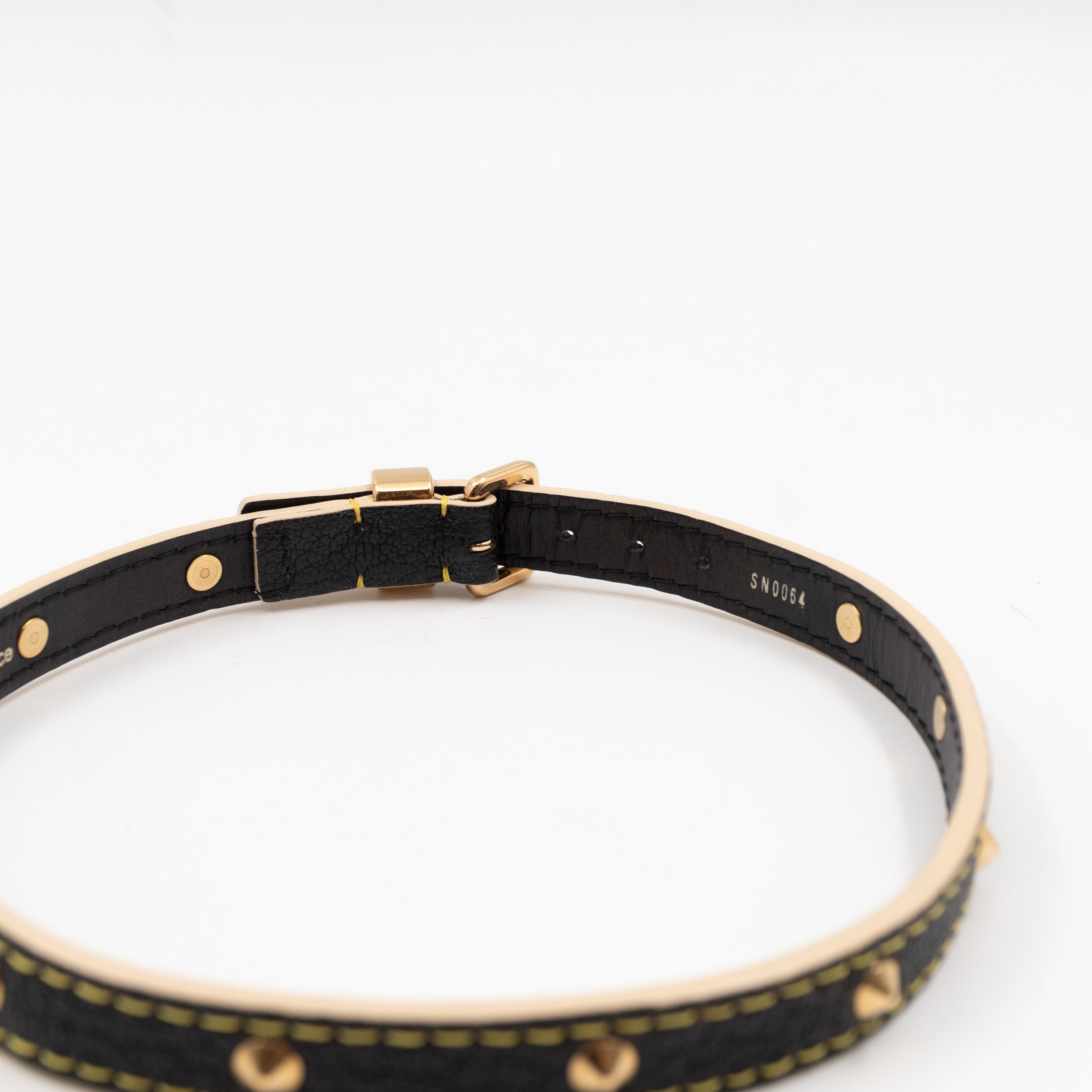 Double Tour Suhali Bracelet Black Leather