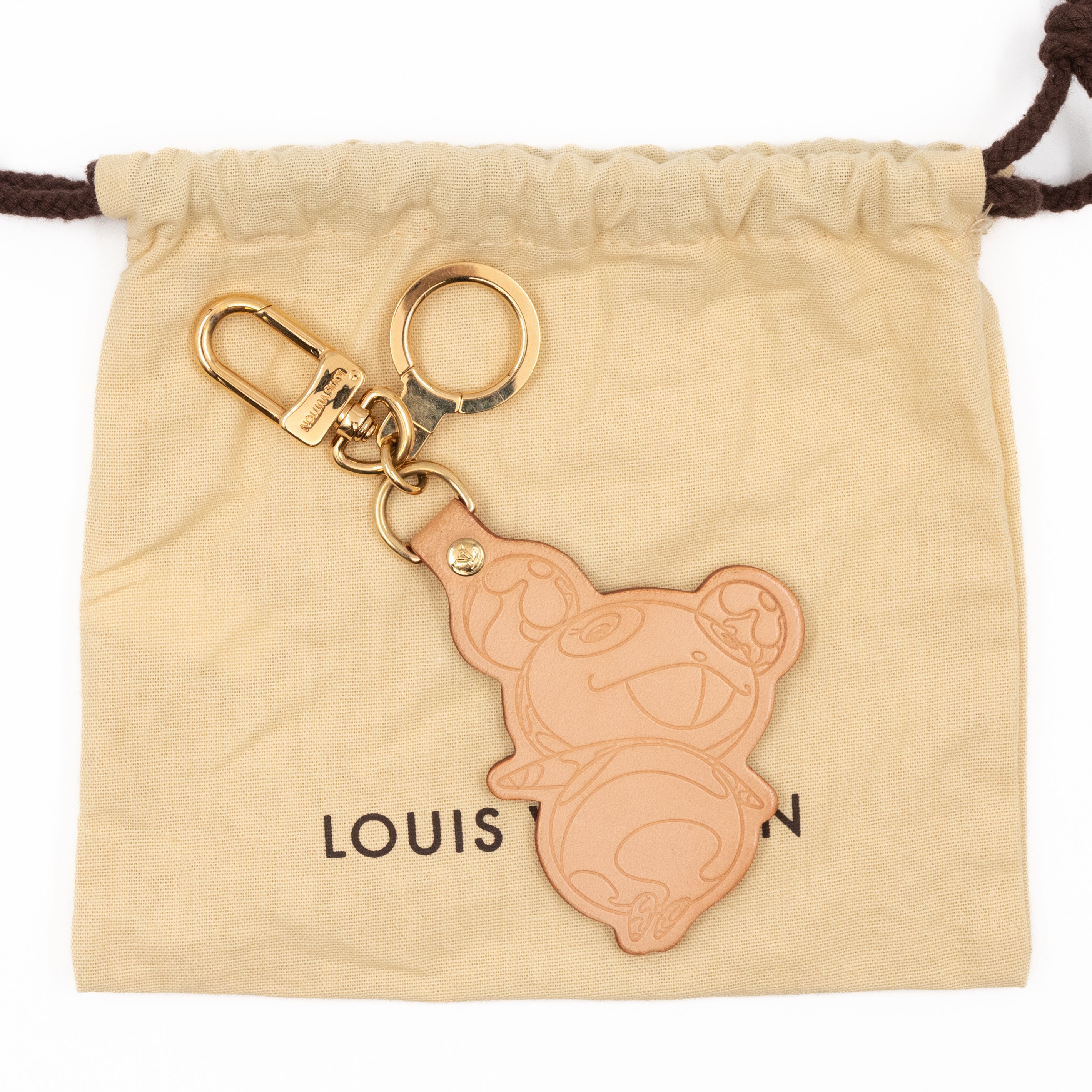 Porte Cles Panda Vachetta Murakami Charm Keychain
