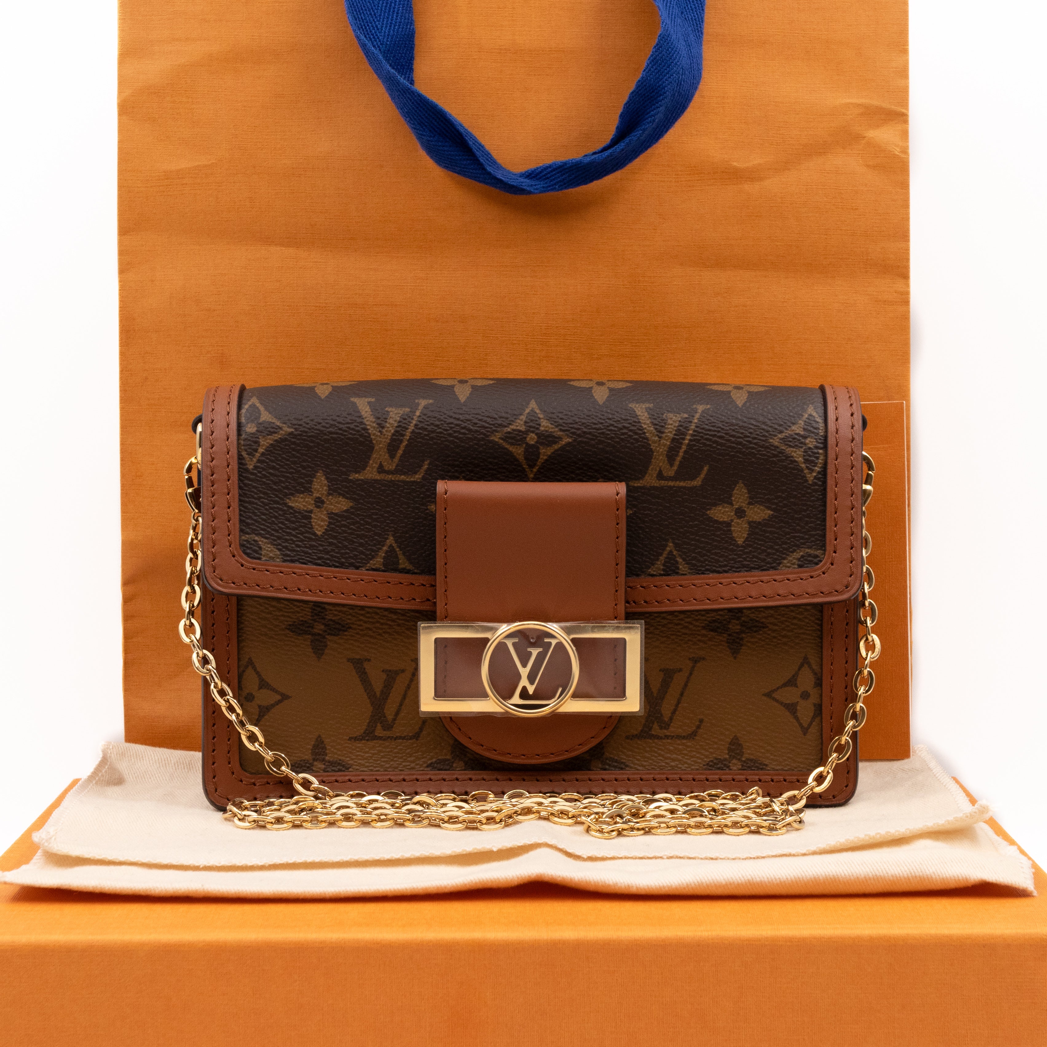 Dauphine Chain Wallet Monogram Reverse