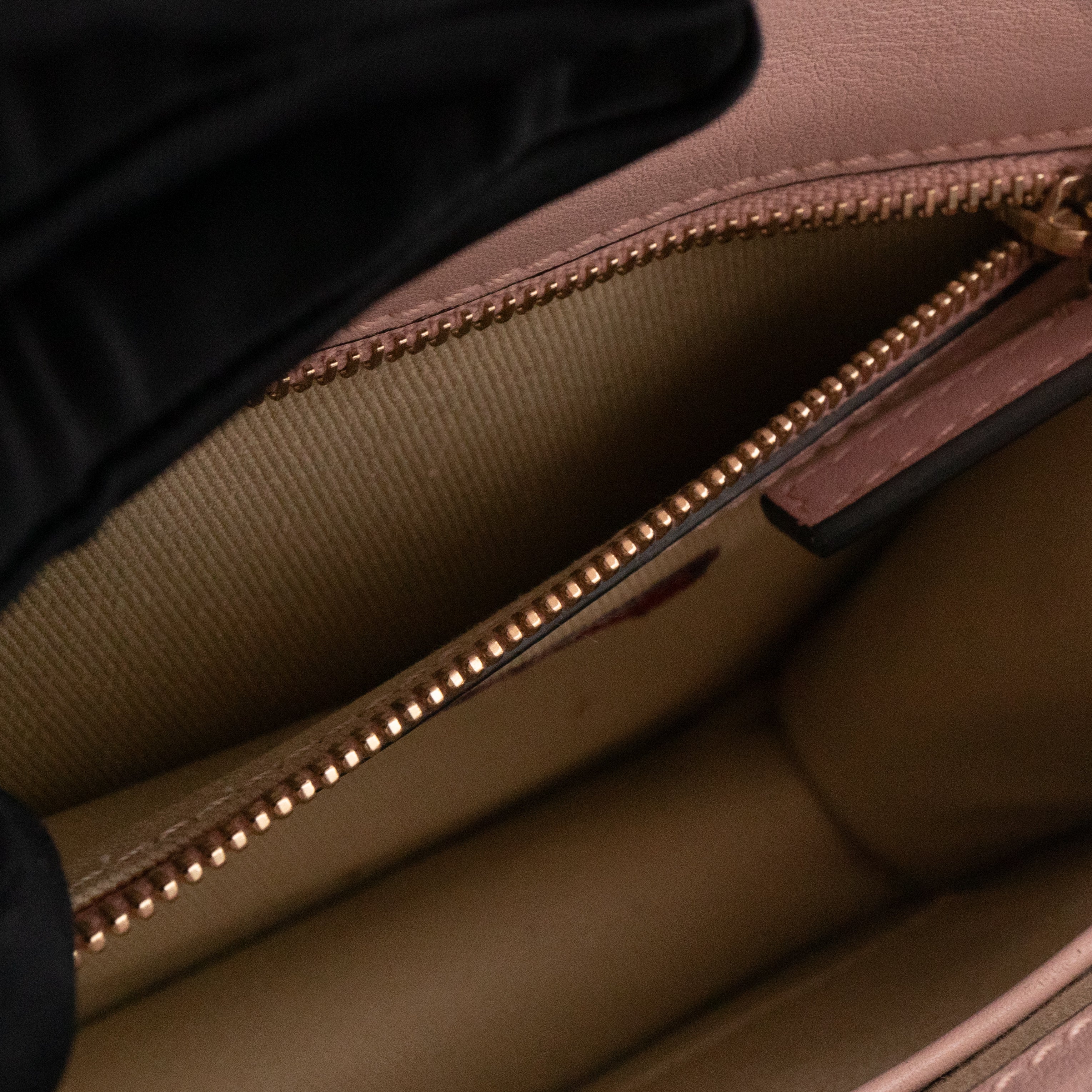 Small Glam Lock Rockstud Flap Bag Light Pink