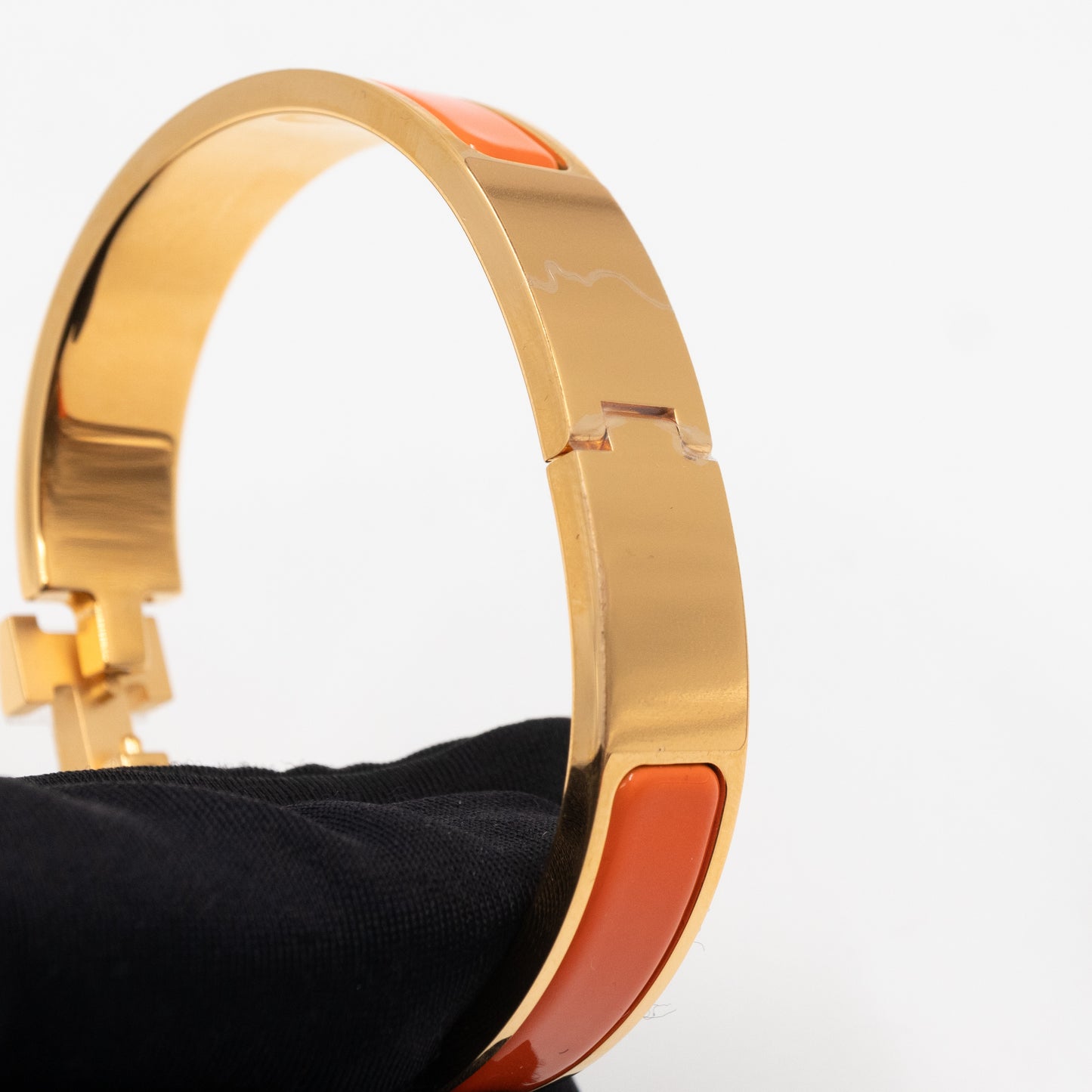 Clic H Bracelet PM Orange Gold