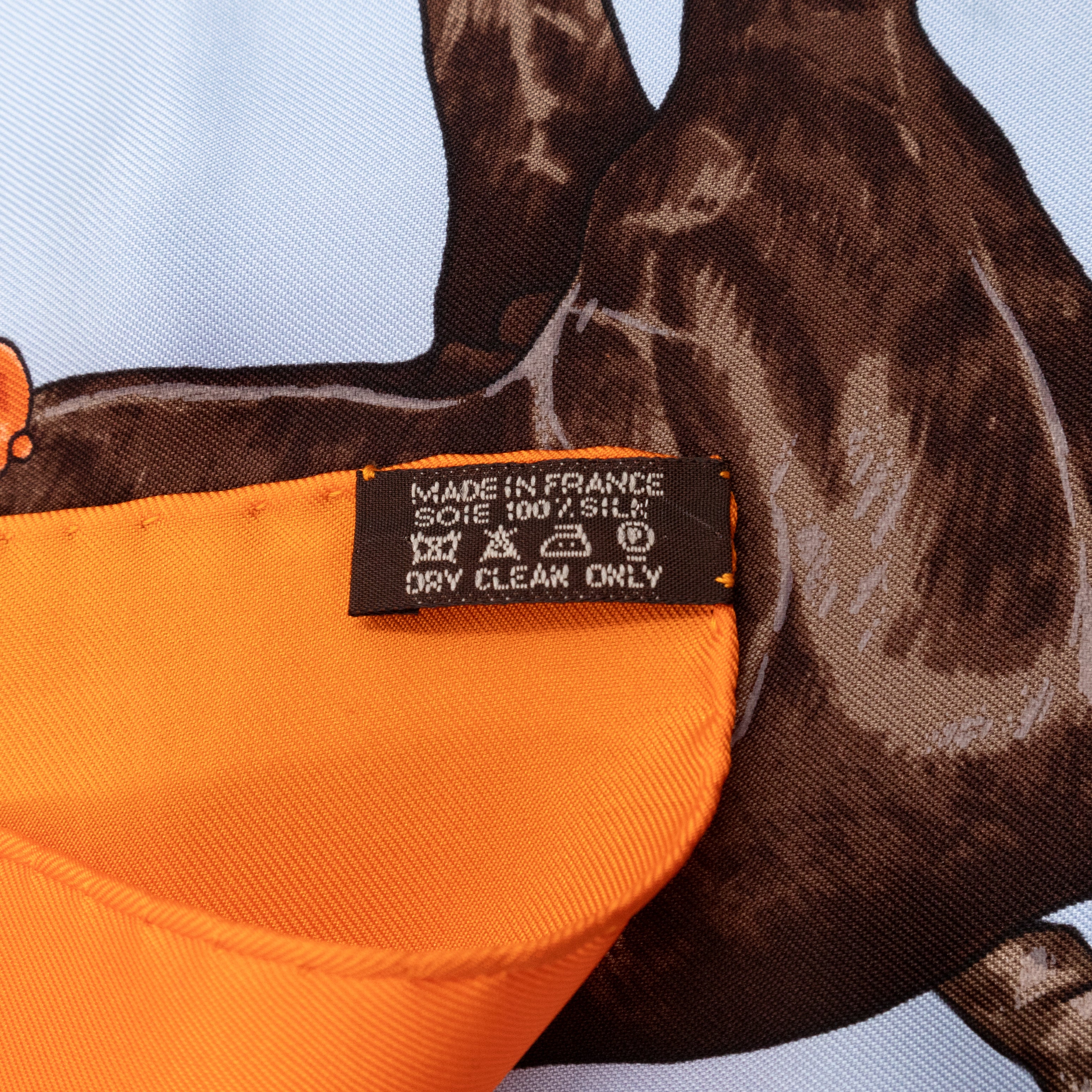Silk Scarf 90 Ronde Des Jockeys