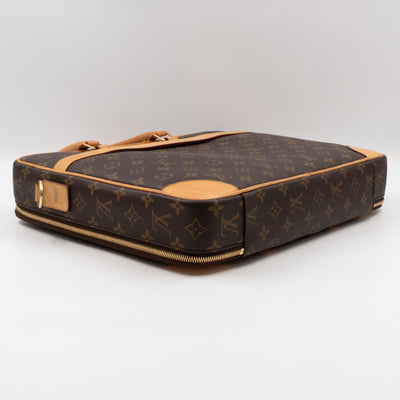 Cupertino Monogram Briefcase
