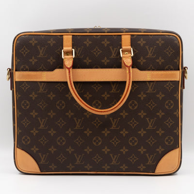 Cupertino Monogram Briefcase