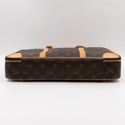 Cupertino Monogram Briefcase