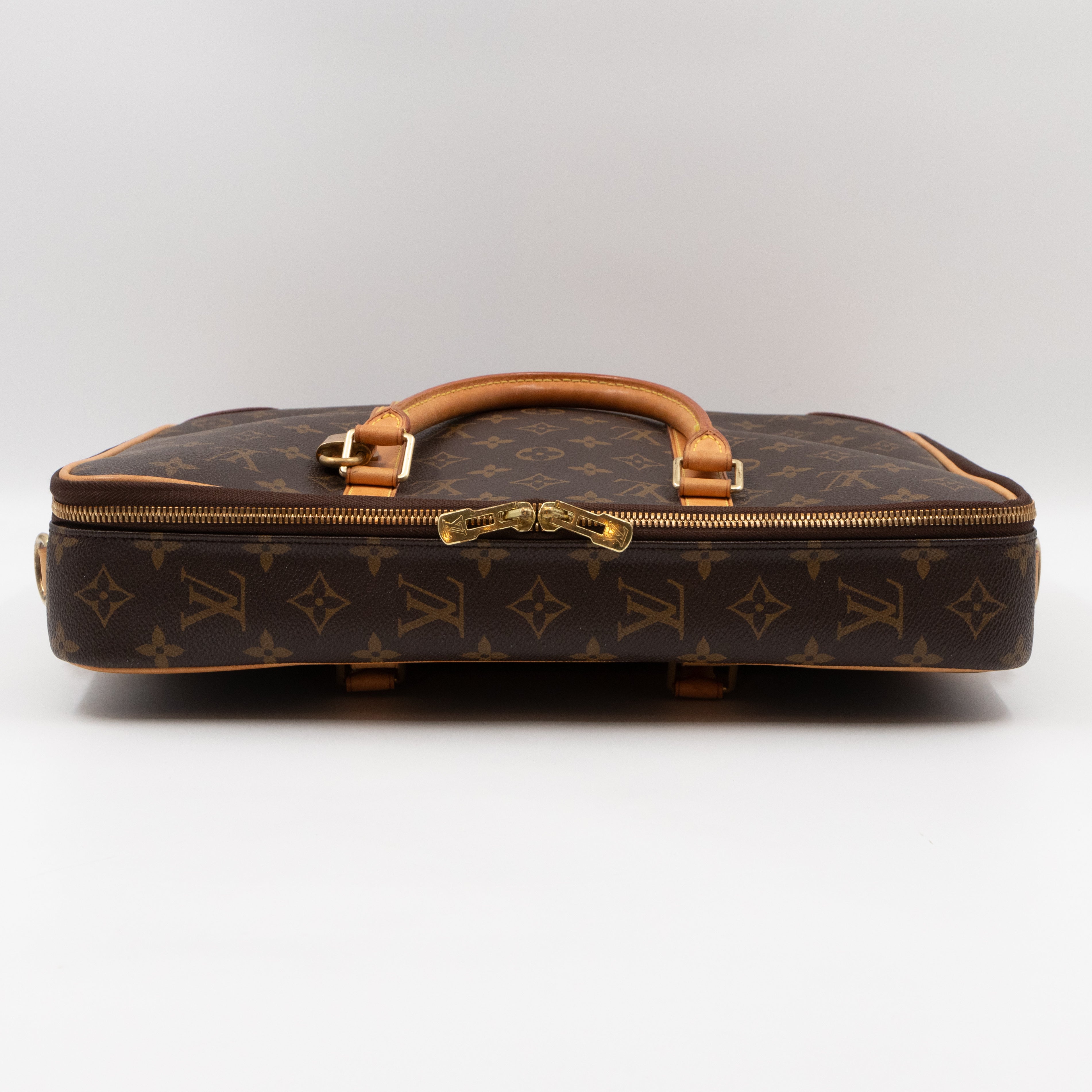 Cupertino Monogram Briefcase