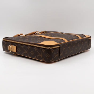 Cupertino Monogram Briefcase