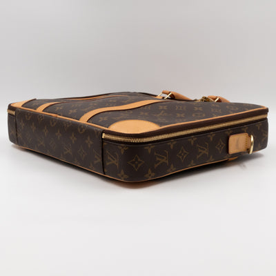 Cupertino Monogram Briefcase