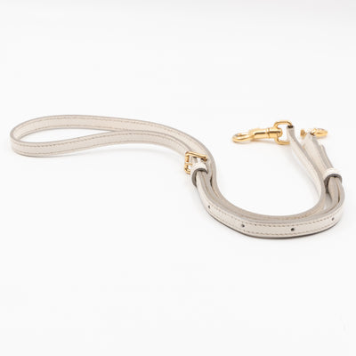 Sicily Small Dauphine Leather White