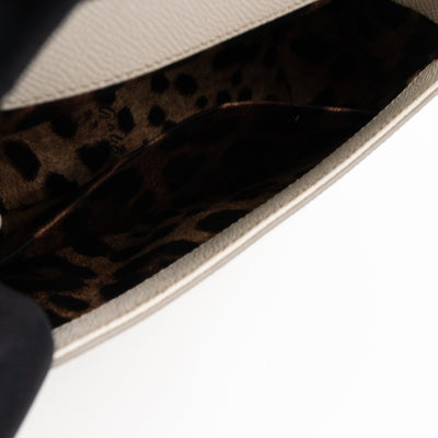 Sicily Small Dauphine Leather White