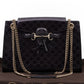Emily Large Chain Shoulder Bag Guccissima Purple Patent Leather