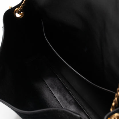 Reversible Kate Medium Black Suede & Leather