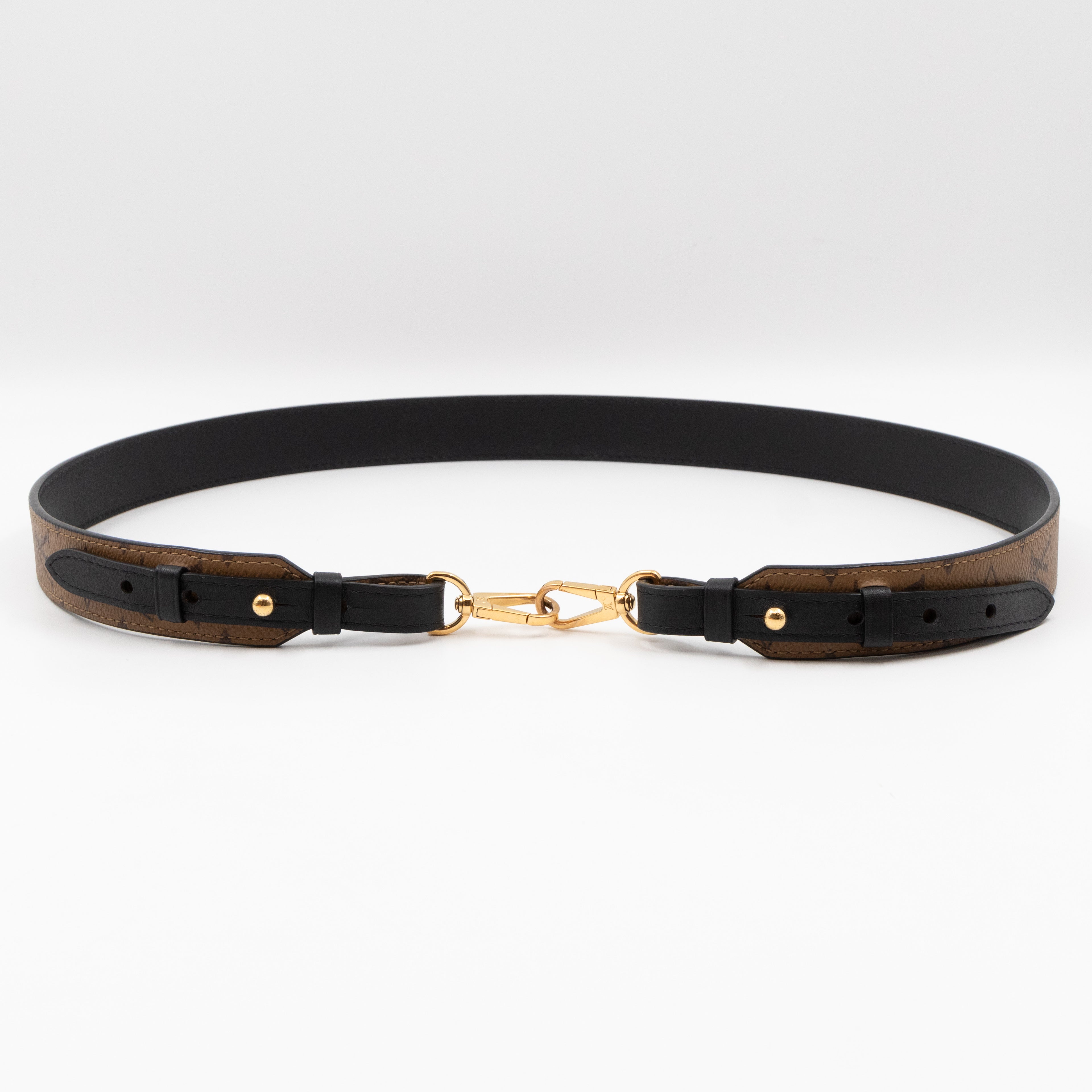 Bandoulière Shoulder Strap Monogram Reverse Leather