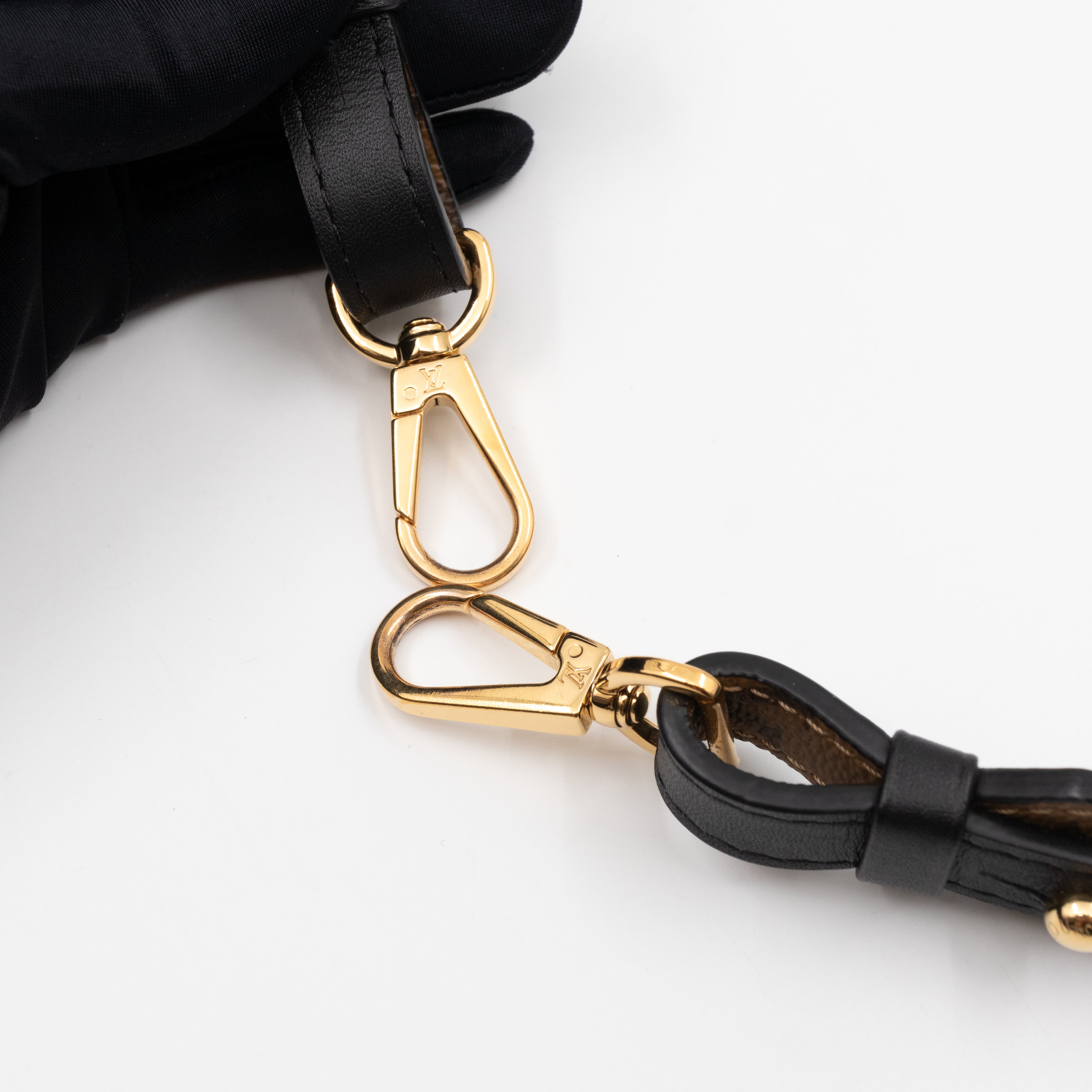 Bandoulière Shoulder Strap Monogram Reverse Leather