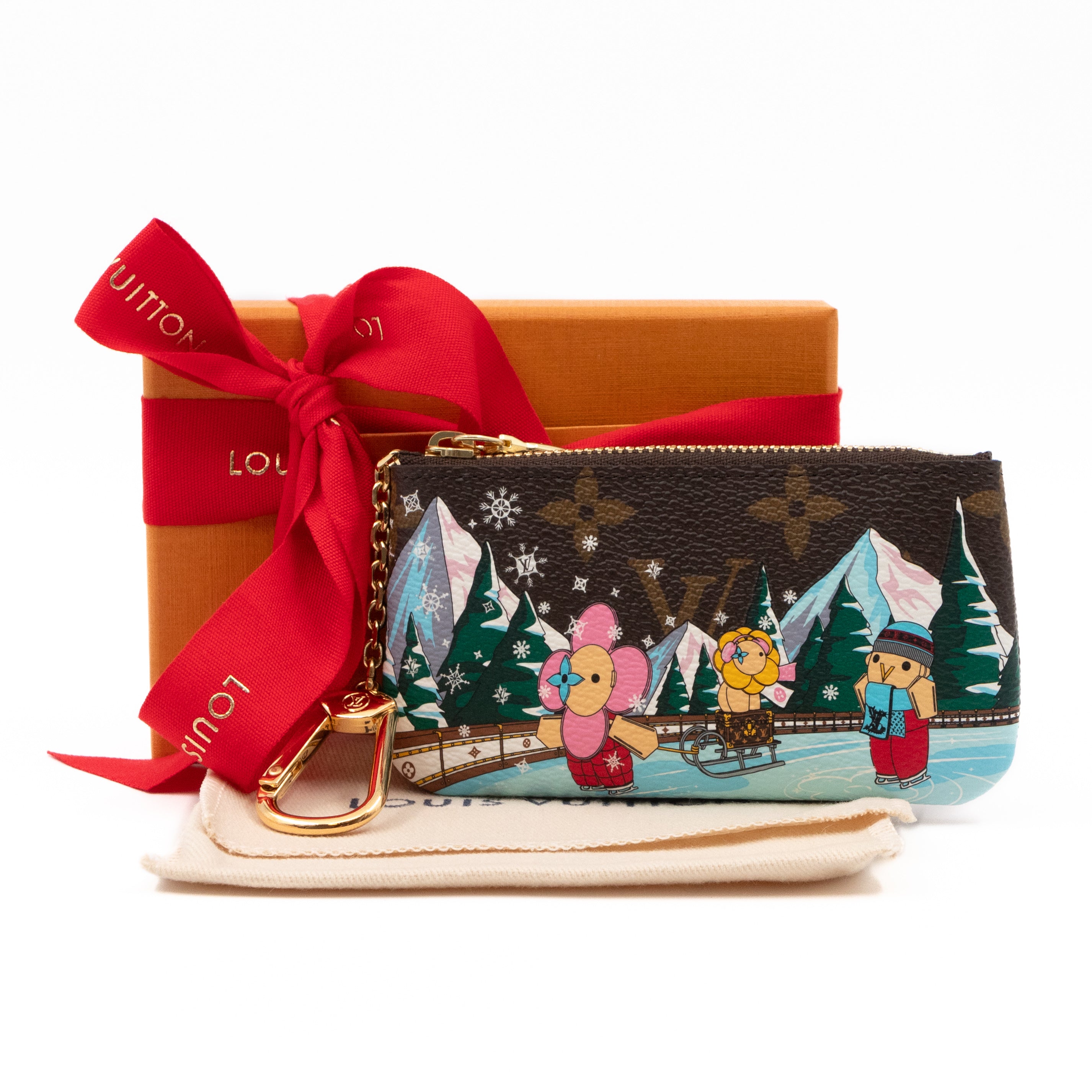 Key Pouch Monogram Christmas 2023