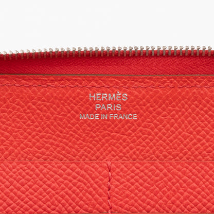 Soie-Cool Wallet Rose Jaipur Epsom Leather & Silk