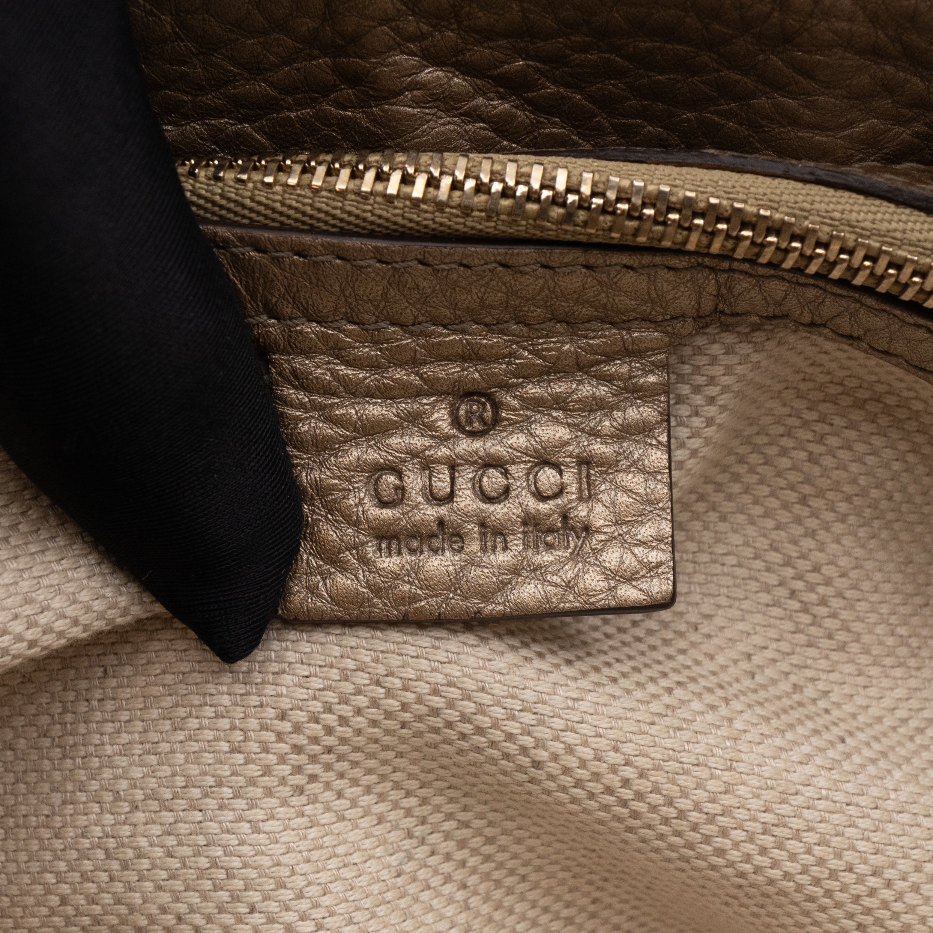 Soho Two Way Shoulder Bag Champagne Leather