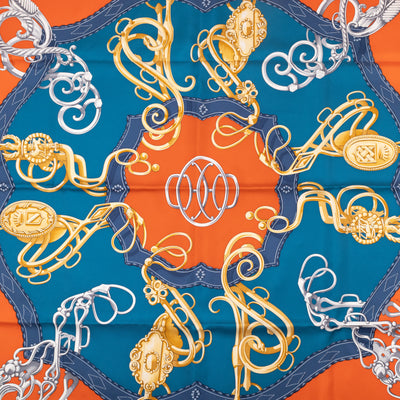 Silk Scarf 90 Profile Selleriere Orange