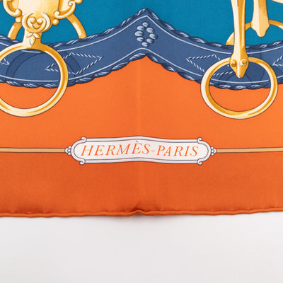 Silk Scarf 90 Profile Selleriere Orange