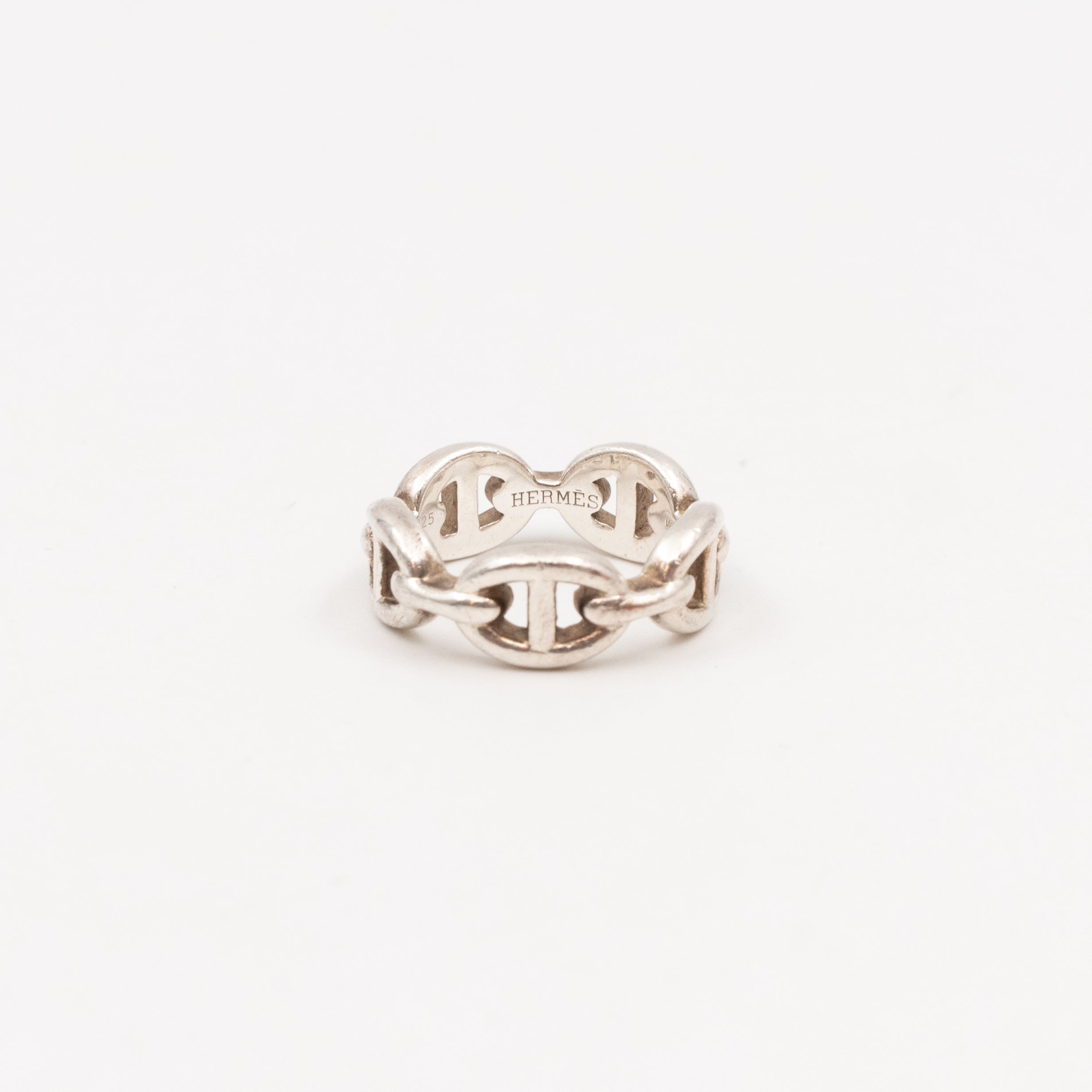 Chaîne d'Ancre Enchaînée Ring 925 Silver