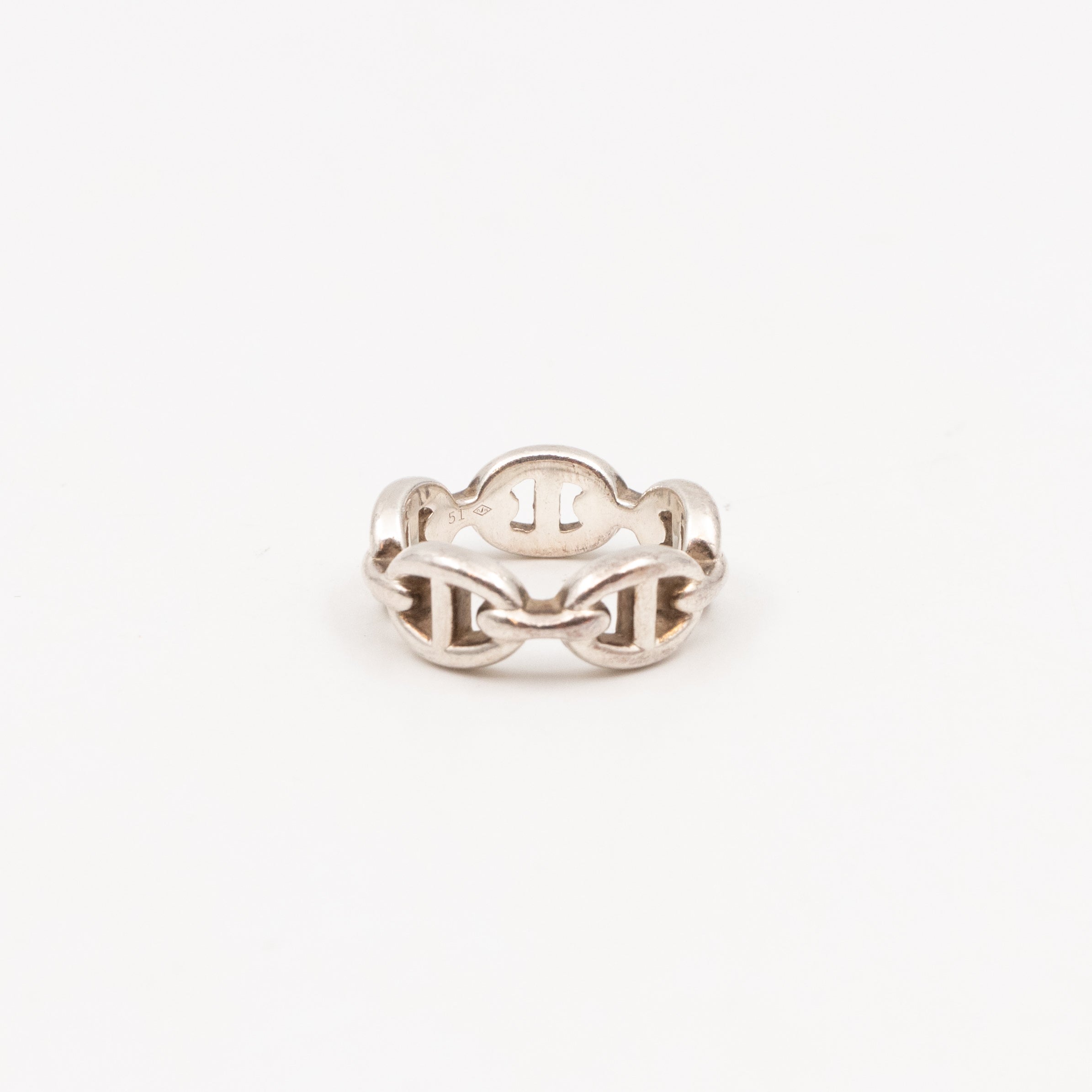 Chaîne d'Ancre Enchaînée Ring 925 Silver